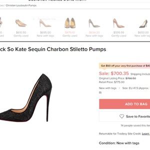 Christian Louboutin So Kate Sequin Stilleto Pumps